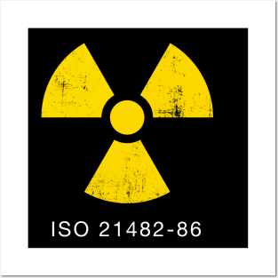 Radioactive symbol Posters and Art